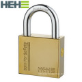 HEHE Brand High Quality Arc Shape Chrome Plated GUSAN Iron blossom padlock